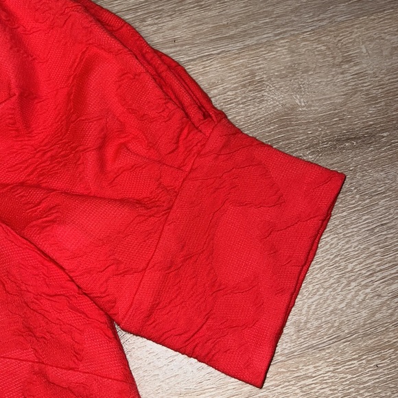 Lilly Pulitzer Knowles Dress in Ruby Red Knit Pucker Jacquard size Large NWT - Picture 9 of 10